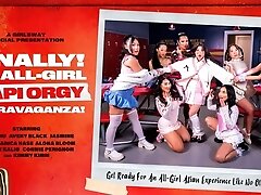 Finally! ... An All-Girl AAPI Orgy Extravaganza, Scene #01