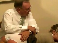 He spanks Two Women
