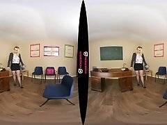 Who Has A Big Dick? - Big Tits Blonde Teacher Solo Stripping