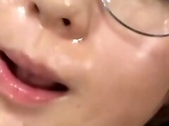 Asian Girl Bukkake Messy Facials