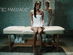 Full Body Massage 2 - Erotic Massage - Alexis Crystal & Cindy Shine - VivThomas