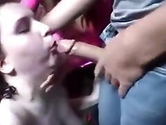 Cute girl loves rough, with lots of spit, piss and cum