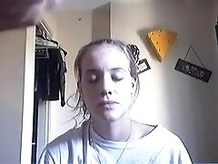 immature golden-haired returns a favor to her roommate