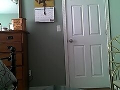 Wife changing clothes