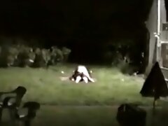 Grandparents fuck outside