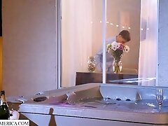 Hot Milf Ryan Keely catches her Step son's friend peeping on her, so she gives him what he wants - myfriendshotmom