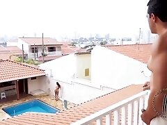 Deviant Bimbo Incredible Outdoor Sex Clip - Pamela Santos
