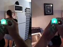 Invisible Spying On Pawg Melanie Hicks Cleaning House - Striptease Voyeur Big Tits Shaved