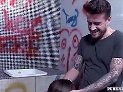 PureXXXFilms Video: Innocence Lost In A Bathroom