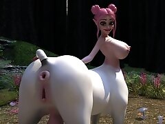 Amy's Big Wish - Centaur Things *** - A Futanari Centaur Learns How To Breed From A Trainer!