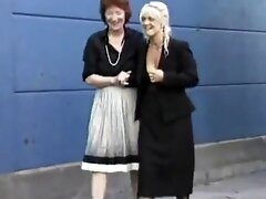 A hot gangbang for two gilfs
