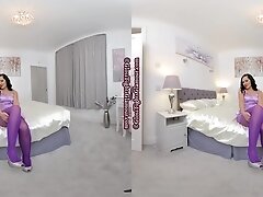 Satin Seduction JOI - GlossTightsGlamourVR