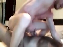 Cute Young Ginger Rides Hairy Step daddy's Cock, Fucks Step daddy's Hairy Ass