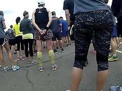 Keeping her beautiful ass and hips in shape