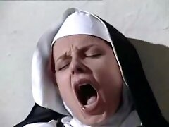 Nun and her selfmade Toy