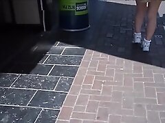 HOT GIRL WITH BIG FAT ASS IN STREET CANDID (SASS 1#)