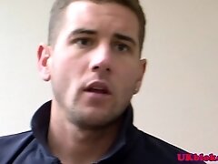 Englishman jock getting pounded from behind