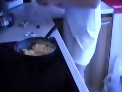 Horny couple enjoying hot fuck in missionary style at home