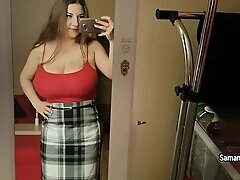 Samanta Lily in Mirror - FanCentro