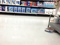 College college girl VPL in white pants Slow Motion