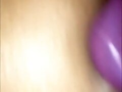 girlfriend fucking her pussy with dildo