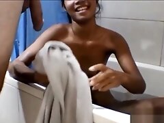 HD Thai teen 18+ Heather Deep gives deepthroat and get asshole anal broken in s
