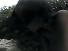 This dark diva deepthroats a big black dick!