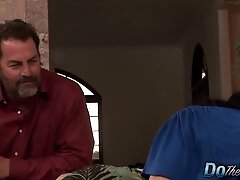 Wife Zoey Holloway Giving Cuckold the Middle Finger While Taking Studs Cock