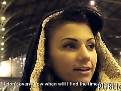 Czech girl picked up on train station and fucked for cash
