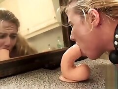 Slutty blonde wife Ivey Passion nailed hard in the kitchen