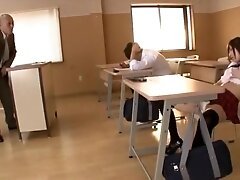 Fabulous Japanese model Makoto Matsuyama in Horny Doggy Style, Stockings JAV scene