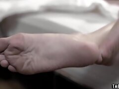 Curious teen 18+ asks stepbro to fuck her