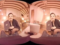 Adrian Dimas Anna Polina in French class - VirtualRealPorn