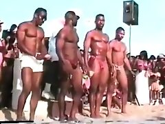 black men swimwear contest