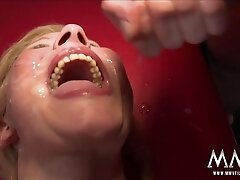 Melanie Moon in Busty German Step mom Gangbang Bukkake - MMVFilms