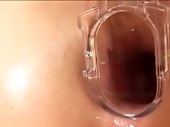 Julia Spreads Her Pink Pussy Lips And Stretches Her Tight