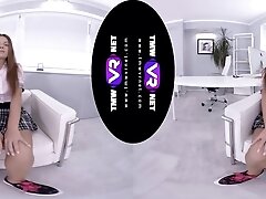 Blonde Student Reveals Hidden Desires - Schoolgirl Fingering Shaved Pussy