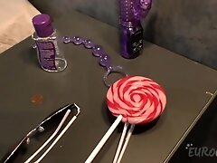 Melisa Peppermint Lollipop Pussy Insertion Then Dp With Dildos On My Bed - EuroCoeds