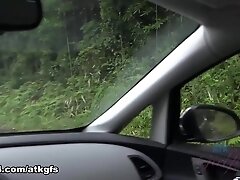 Zaya Cassidy in The drive got more interesting once she began sucking your cock - ATKGirlfriends