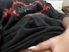 Indian Milf rubbing her pussy for her lover