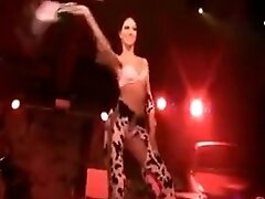 Lap dance in the striptease club