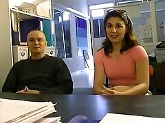 amateur couple has fun at their first casting - Telsev