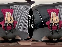 Human Ashtray Humiliation And Stockings Worship With Servant POV - VRVids
