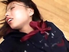 School angel bukkake