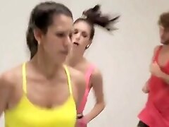 Erotic goup sex at gym