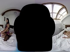 Alexis Crystal & Anna Rose in Slippery When Wet starring Alexis Crystal and Anna Rose - StockingsVR