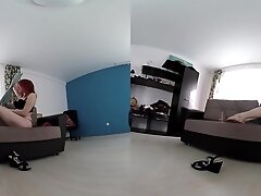 Lissa Red On Sofa Play With Toy - Redhead With Big Tits And Dildo