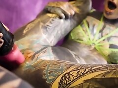 Cute Tattoo Lesbian Sex With Anuskatzz And Serpienta