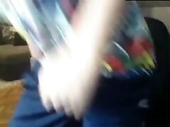 Hungarian cute boy shows his tight smooth ass on cam