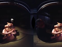 Bondage VR: Reverse Shrimp Suspension; Gorgeous Japanese Woman in Traditional Japanese Shibari Bondage
